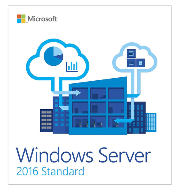 Microsoft Windows Server 2016 Standard - 16 CORE INSTANT LICENSE