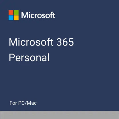 Microsoft 365 Personal (1 PC or Mac License / 12-Month Subscription / Retail Box Microsoft