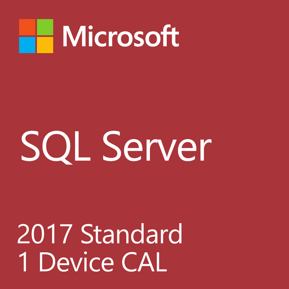 Microsoft SQL Server 2017 Standard - 1 Device Client Access License