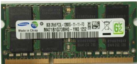 DDR3-1600-SODIMM - Samsung Original 8GB DDR3L 1600MHz (PC3L-12800) SODIMM 204-Pin Memory - M471B1G73QH0-YK0