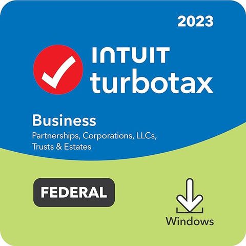 TurboTax Business 2023 Tax Software, Federal Tax Return [PC Download]