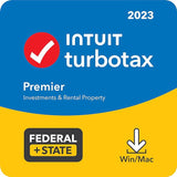 TurboTax Premier 2023 Tax Software, Federal & State Tax Return [PC/Mac Download]